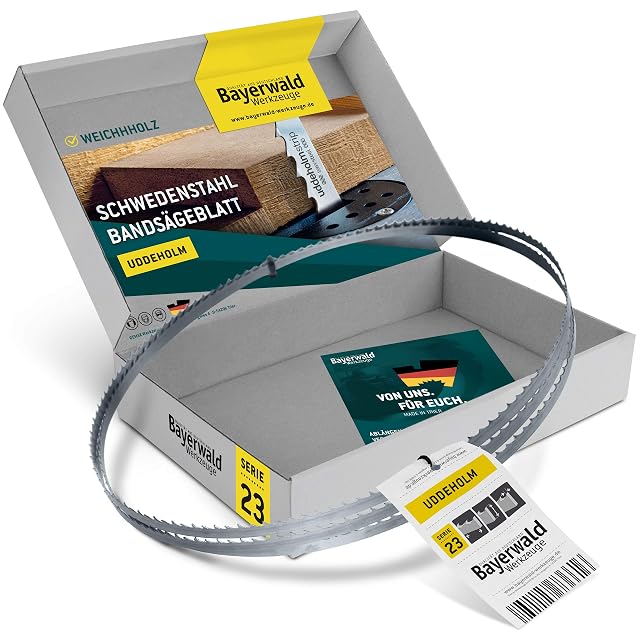 Bayerwald Uddeholm band saw blade, product photograph