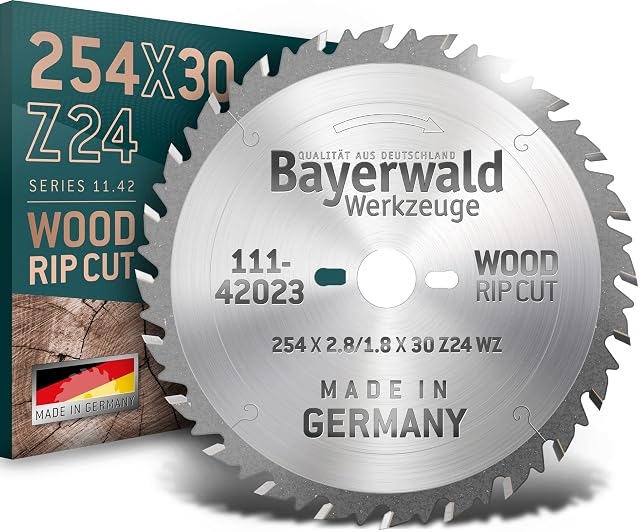 Bayerwald 254 mm 24-tooth circular saw blade, product photograph