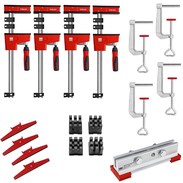 Bessey KRE parallel clamp set, product photograph