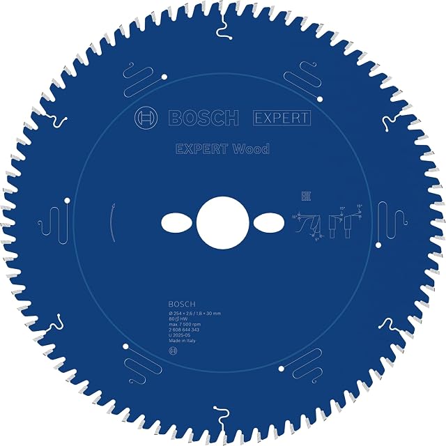 Bosch Expert for Wood 254 mm circular saw blade, product photograph