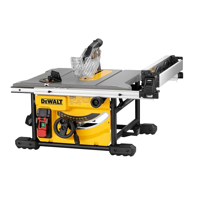DeWalt DWE7485 compact table saw, product photograph