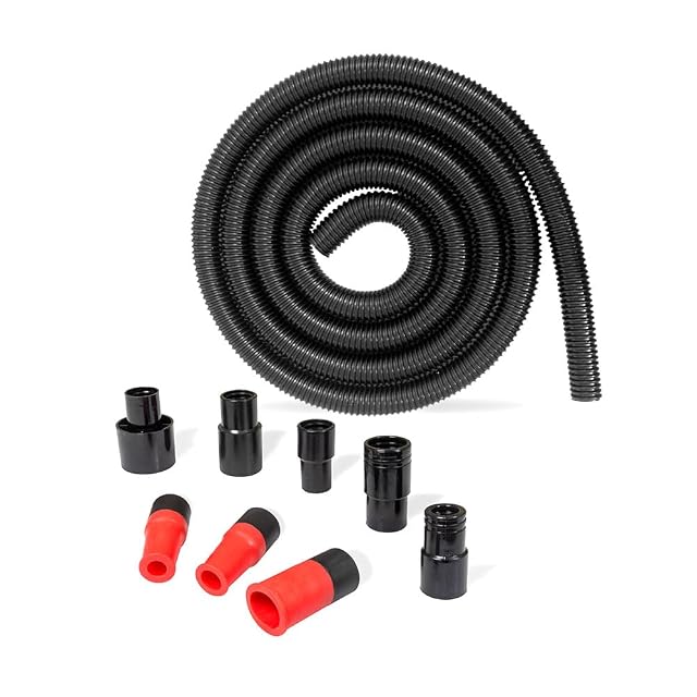 Fulton 11714 power tool hose kit with eight adapter fittings, product photograph