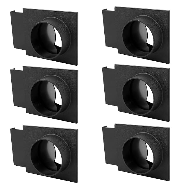 Fulton four inch blast gates, six pack, product photograph