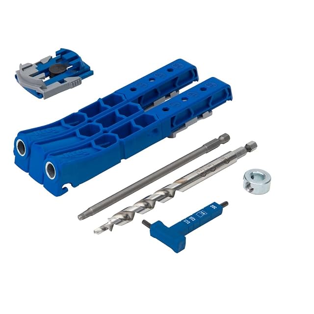 Kreg Pocket-Hole Jig 320 with drill bit, clamp adapter and case, product photograph
