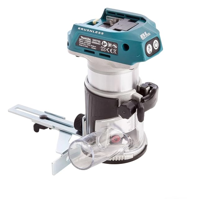 Makita DRT50Z cordless multi-function router, product photograph