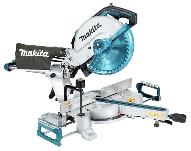 Makita LS1110F sliding mitre saw, product photograph