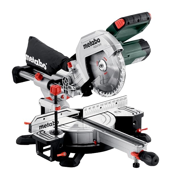 Metabo KGS 216 M sliding mitre saw, product photograph