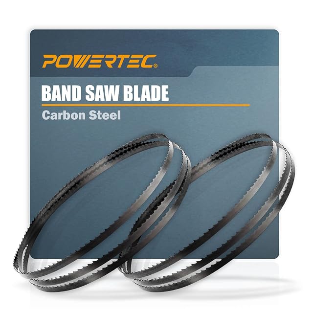 POWERTEC 59-1/2 inch scroll band saw blades, pair, product photograph