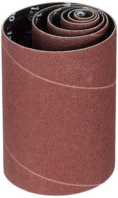 Set of eighteen Scheppach spindle sanding sleeves, product photograph