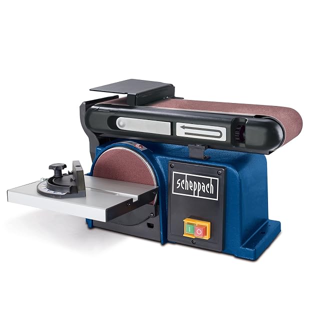 Scheppach BTS800 belt and disc sander, product photograph