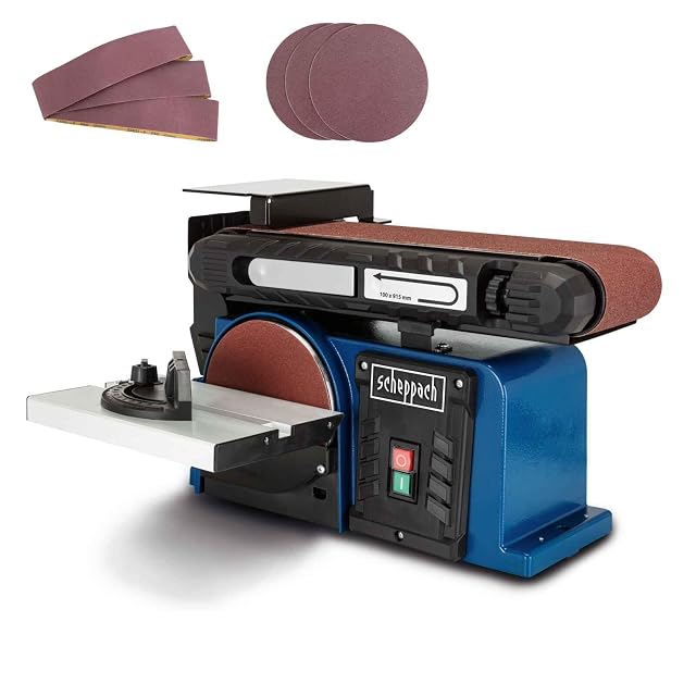 Scheppach BTS900 belt and disc sander, product photograph