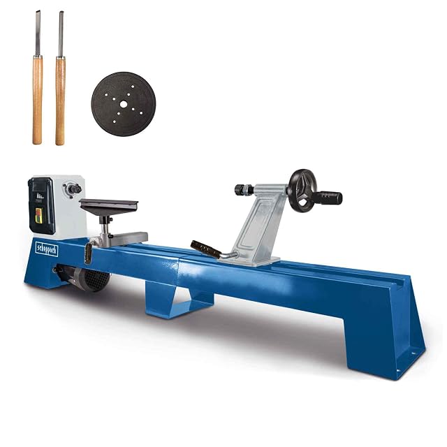 Scheppach DM1100T wood lathe, product photograph