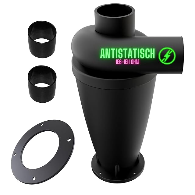 Cyclone dust separator, product photograph